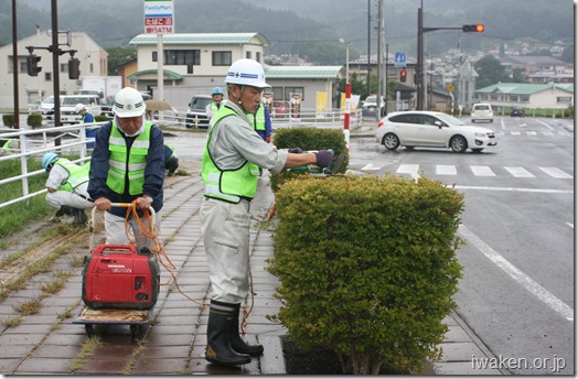 バリカン作業