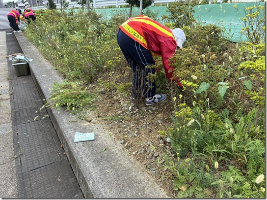 作業中②