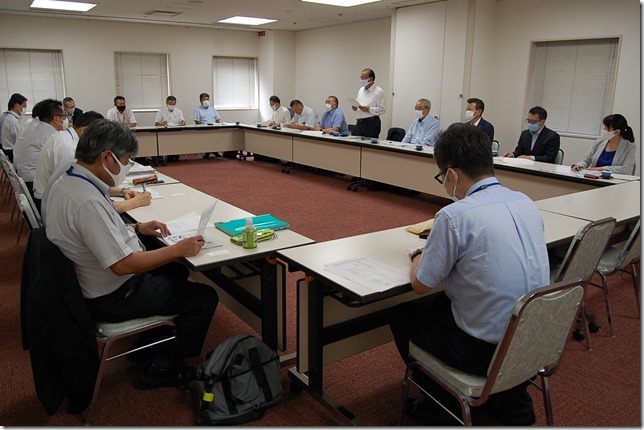 【写真１】　建設業地域懇談会（Ｒ2.8.31）