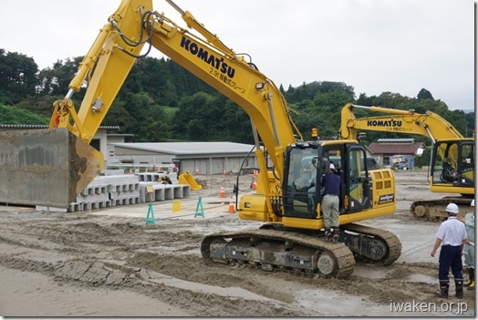 ICT建機施工現場見学会