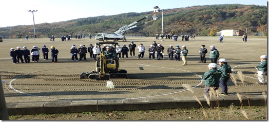 秋晴れのもと建設業ふれあい事業を実施