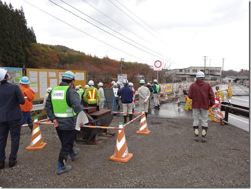 橋梁補修工事現場