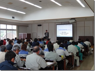交通誘導員の安全講習会